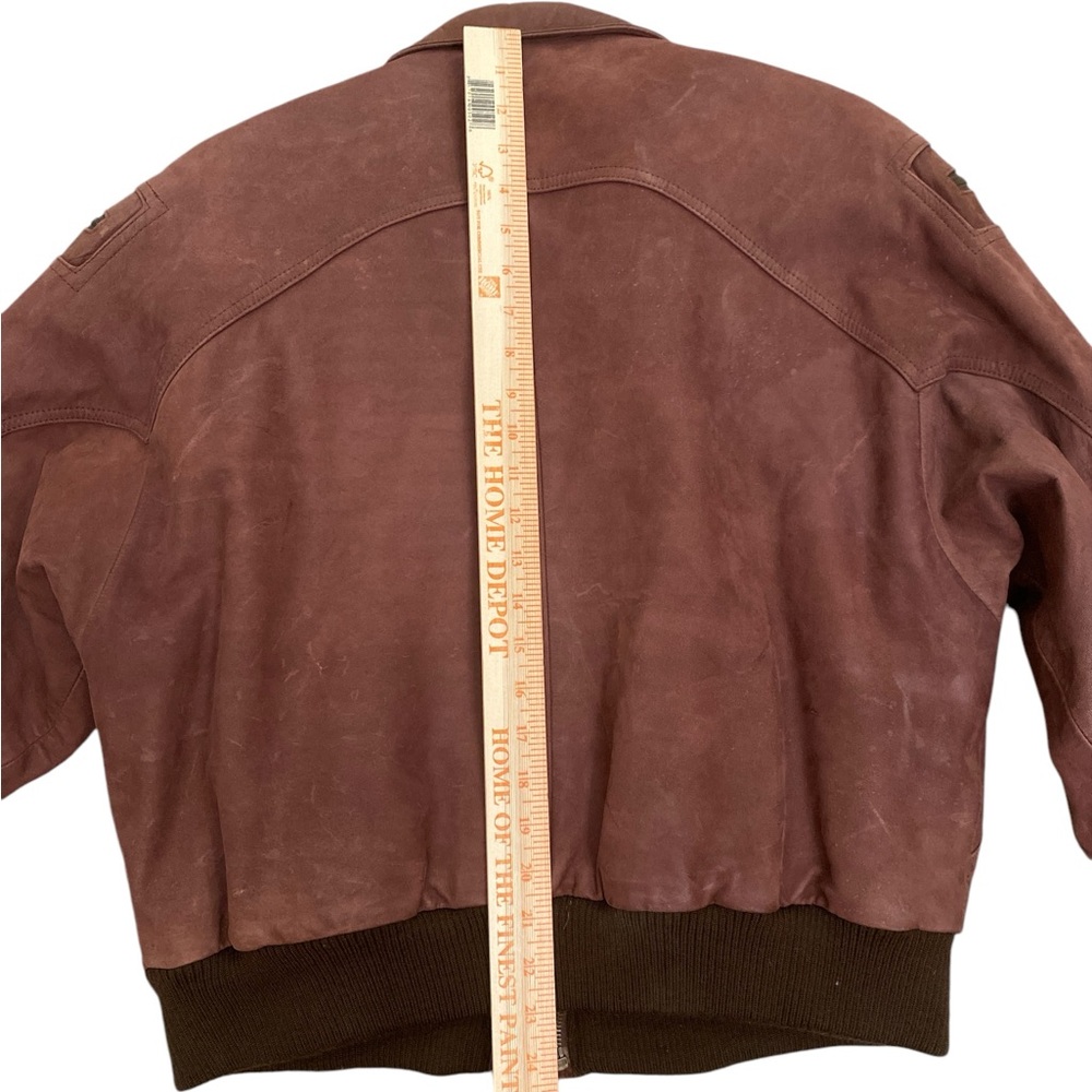 Vtg Adventure Bound Originals by Wilson’s brown leather bomber jacket - Picture 4 of 7